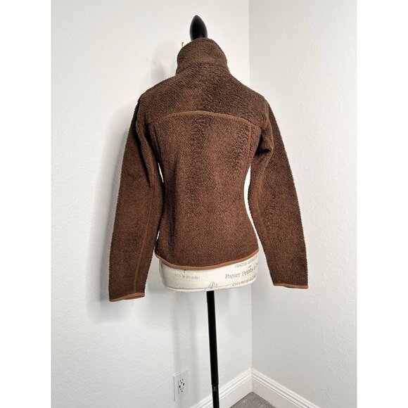 Patagonia Women's Re-Tool Half-Snap -T Pullover Fleece Size Small Brown - Picture 4 of 5
